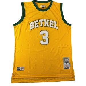Bethel High School Mesh Jersey Mens 3XL Yellow Headgear Classics Allen Iverson